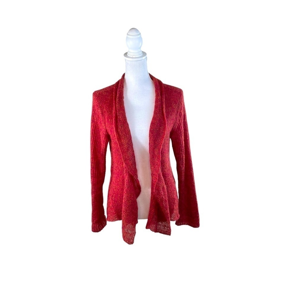 EILEEN Fisher Mohair Open Front Cardigan Small